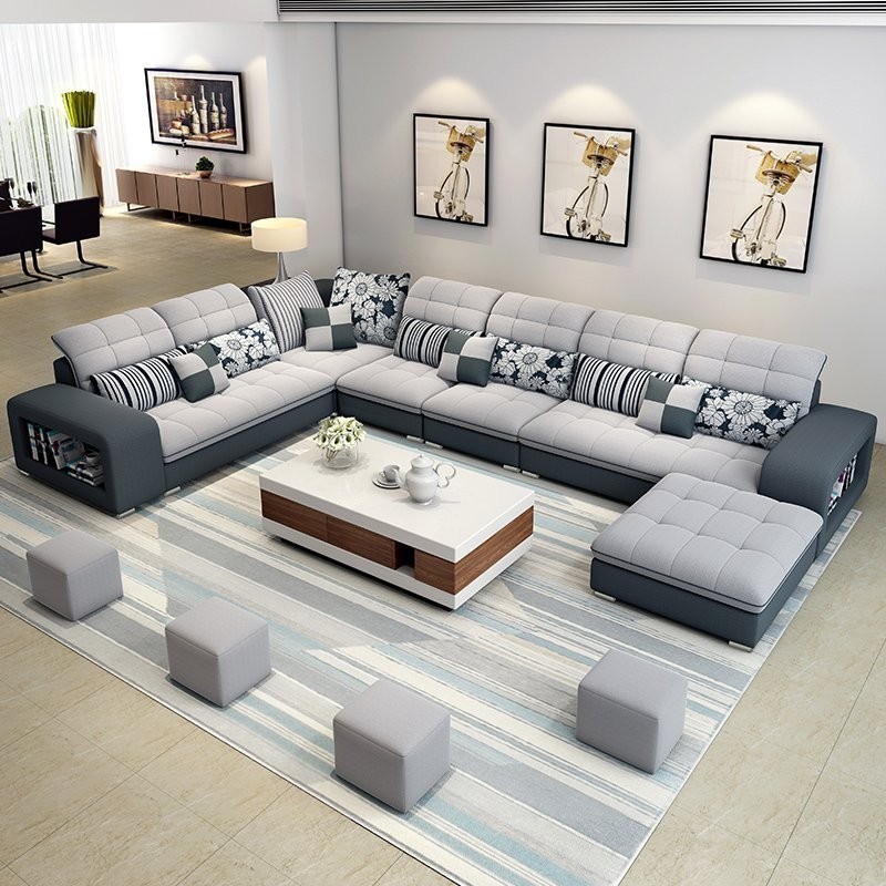 Sofa góc gỗ đệm